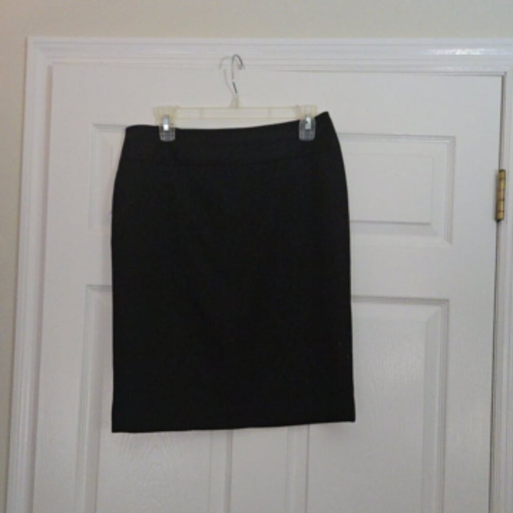 Olive green knee length skirt